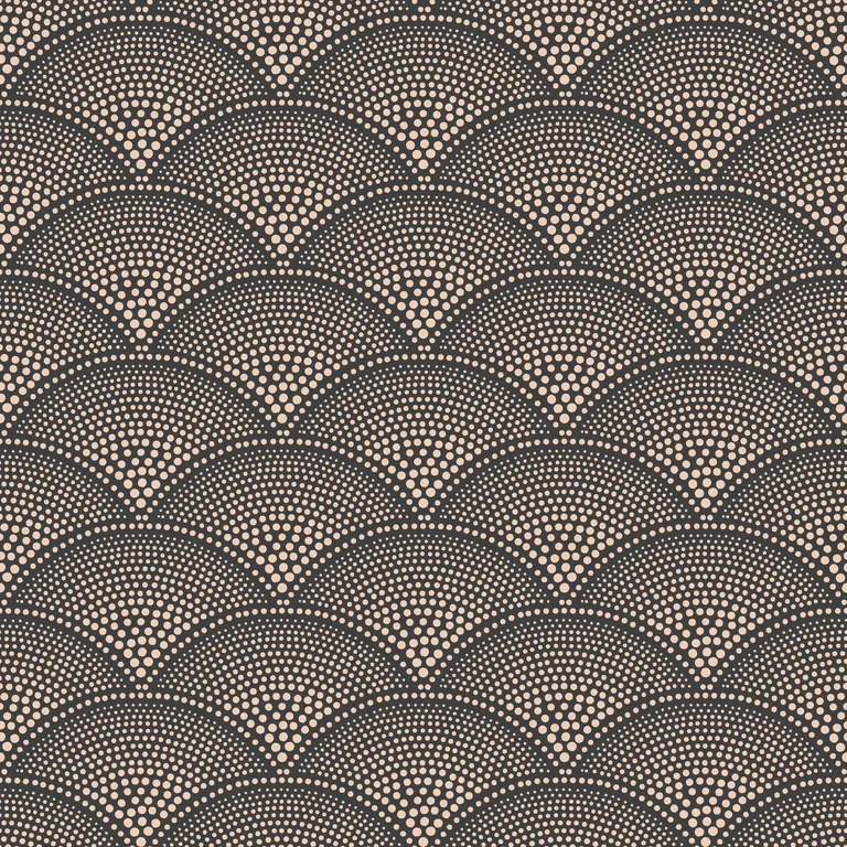 Cole & Son Feather Fan in Charcoal/Bronze (112/10033.CS.0)