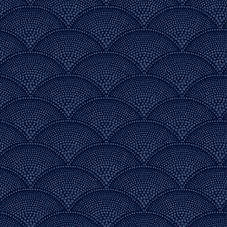 Cole & Son Feather Fan in Midnight (89/4019.CS.0)