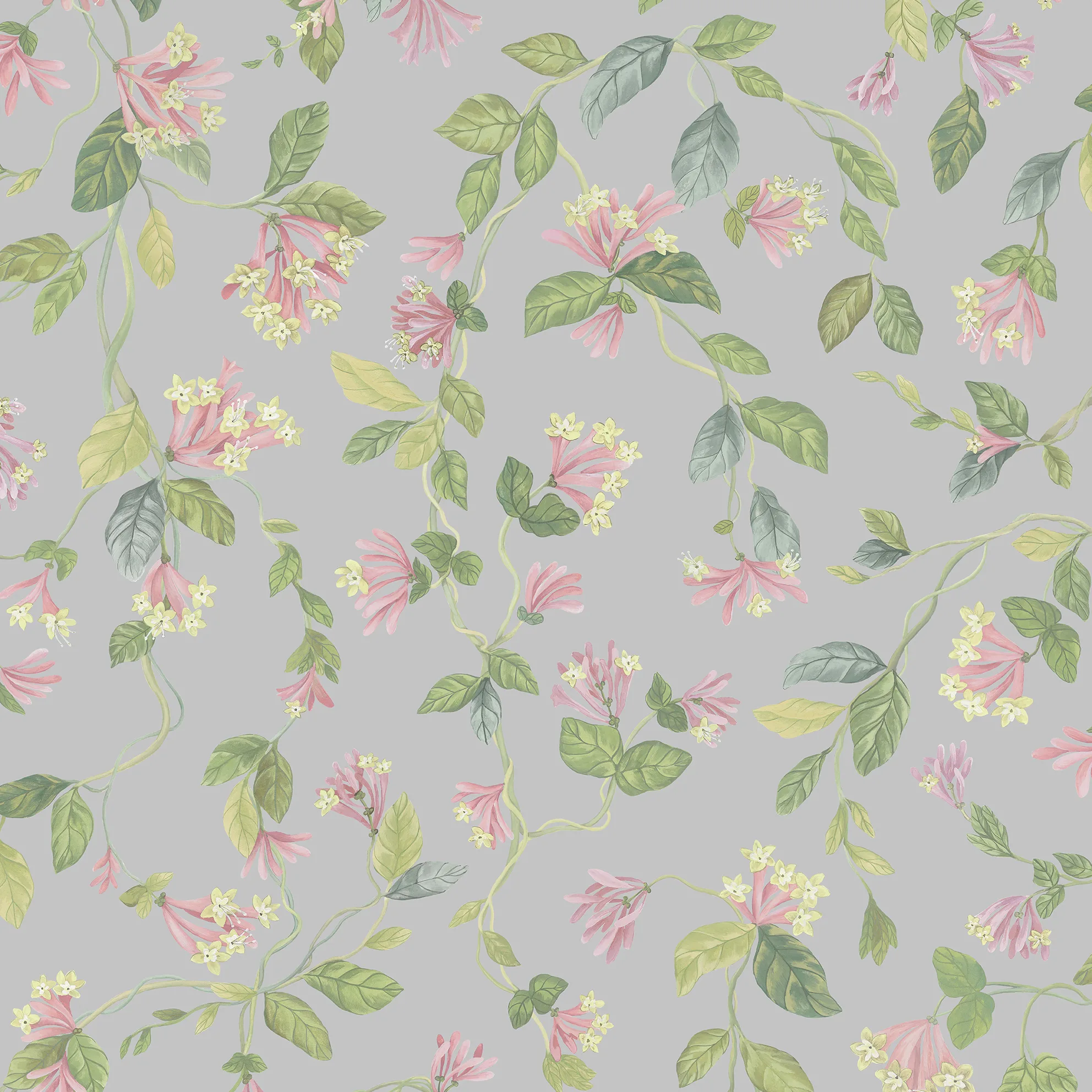 124/3017.CS.0 | Flora – Grey/Pink