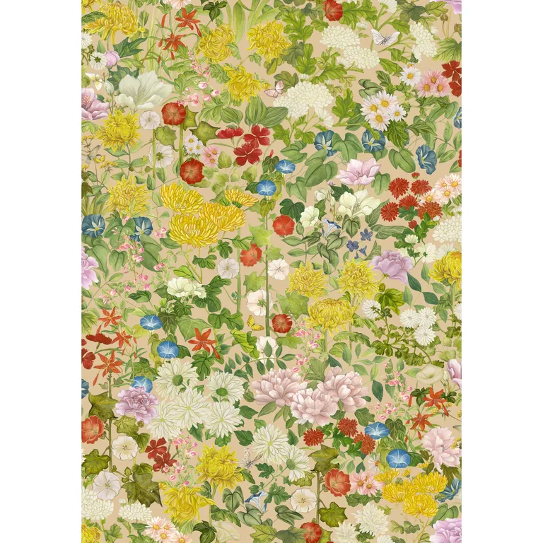 Cole & Son Flora Province in Taupe (126/8029.CS.0)