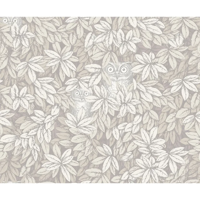 Cole & Son Foglie E Civette in White (123/11052.CS.0)