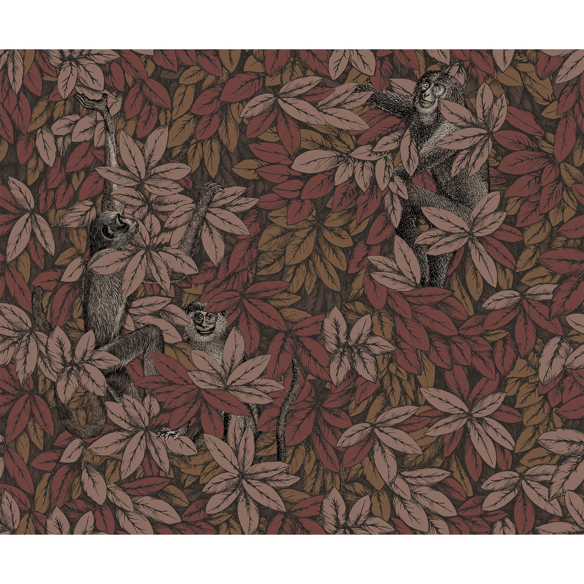Cole & Son Foglie E Scimmie in Autumnal (123/10050.CS.0)
