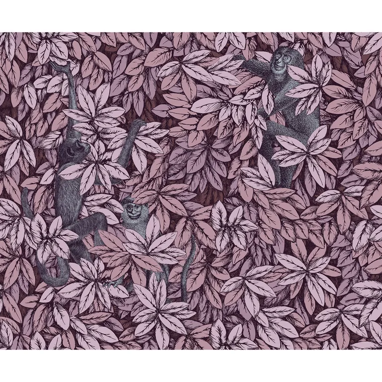 Cole & Son Foglie E Scimmie in Blush (123/10048.CS.0)
