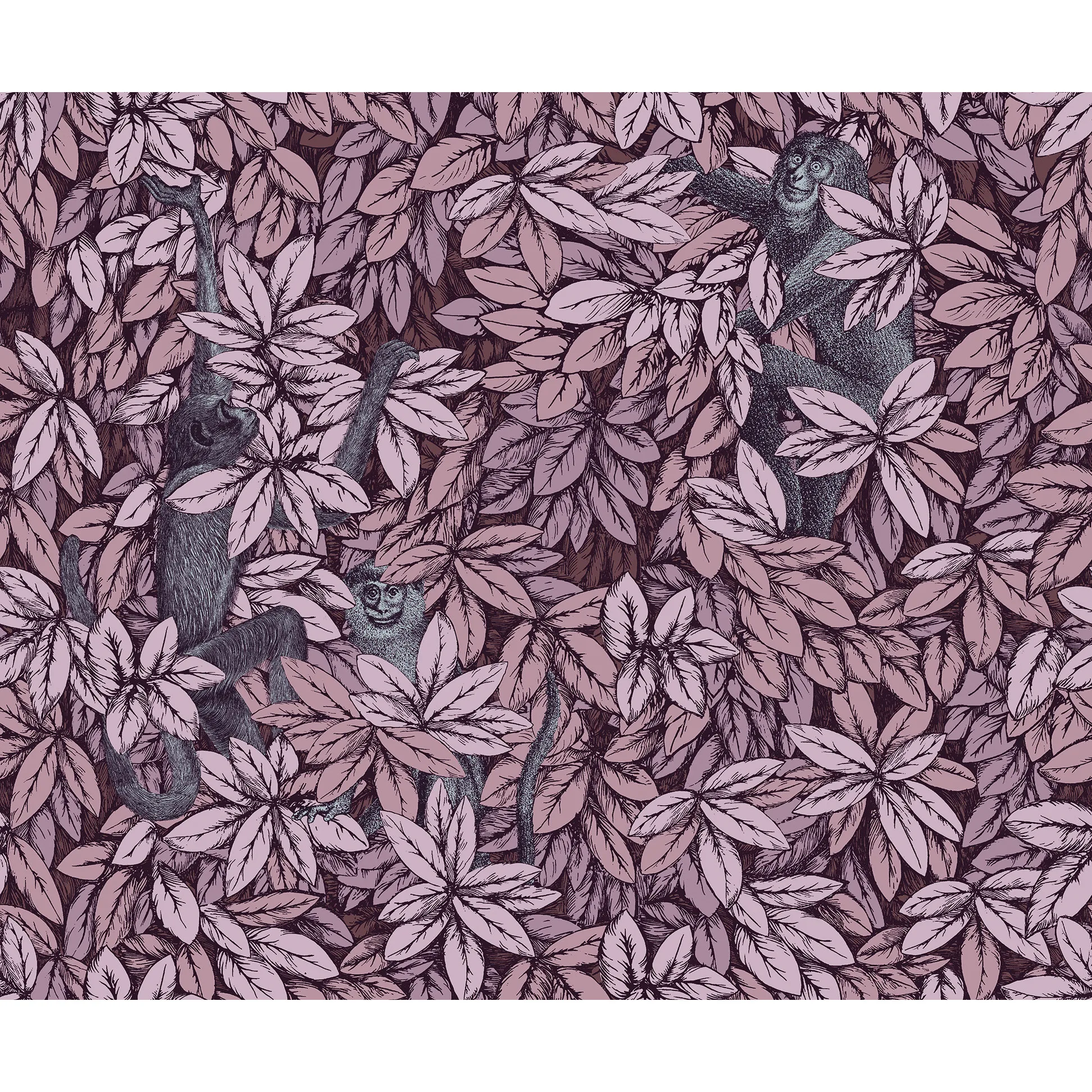 Cole & Son Foglie E Scimmie in Blush (123/10048.CS.0)