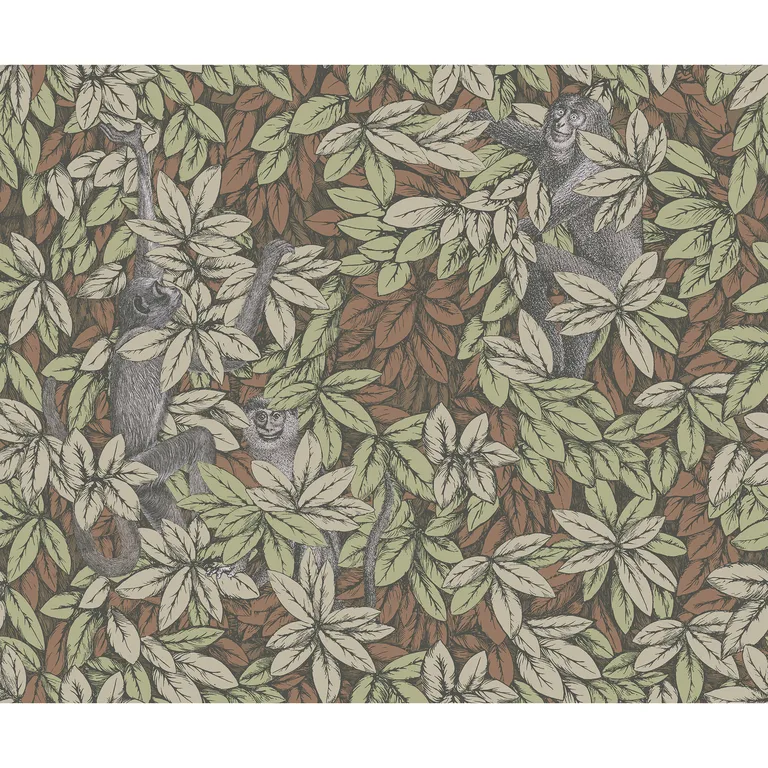 Cole & Son Foglie E Scimmie in Orange (123/10047.CS.0)
