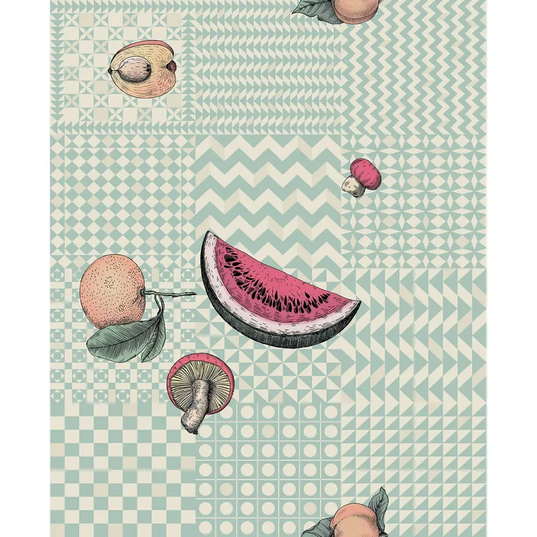 Cole & Son Frutta E Geometrico in Pastel (123/6029.CS.0)
