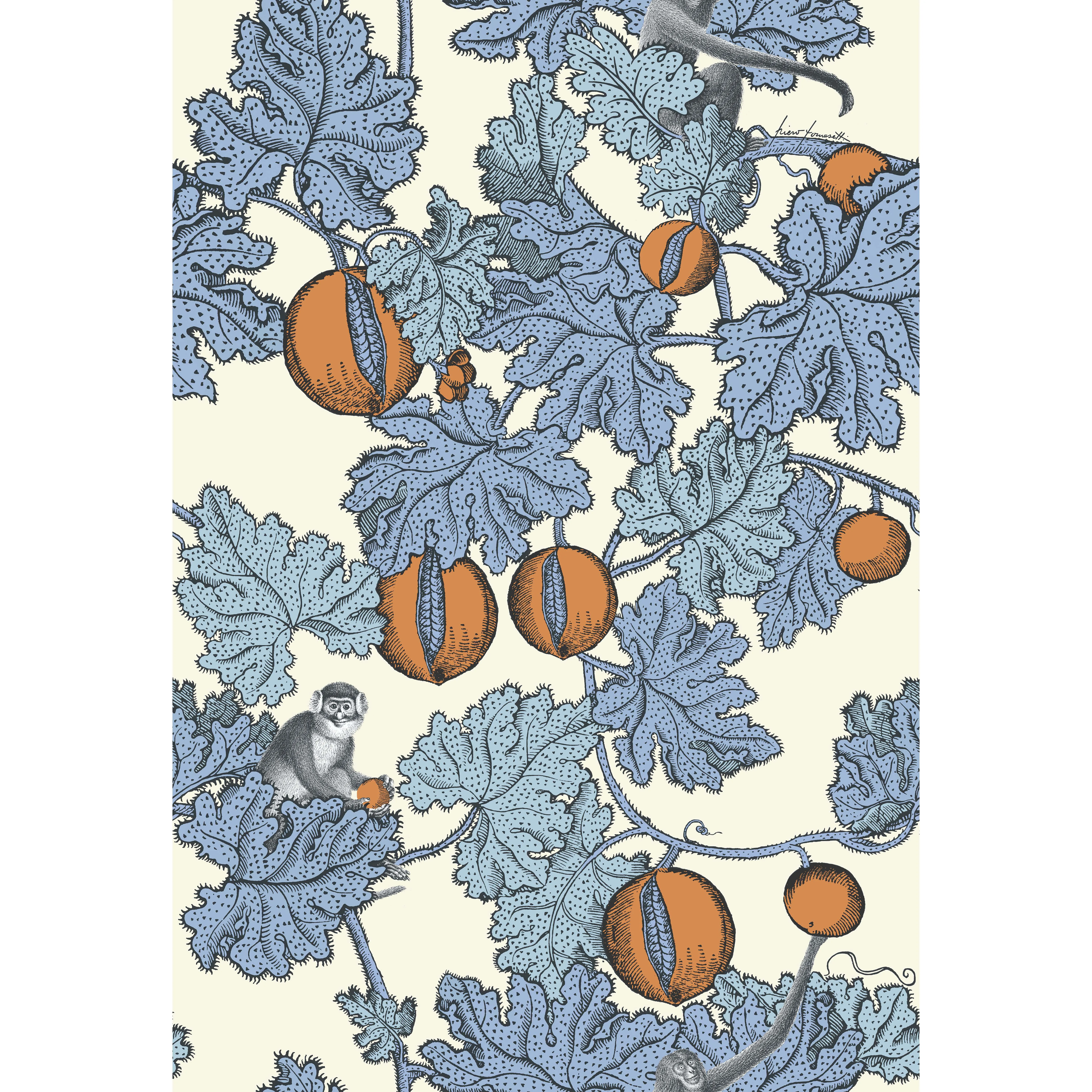 Cole & Son Frutto Proibito in Hyacinth & Orange (114/1003.CS.0)