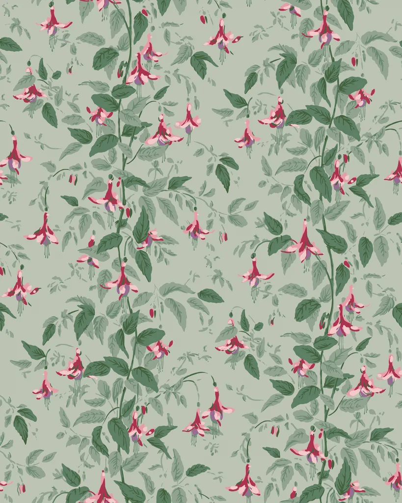 Cole & Son Fuschia in Dusty Rose (128/6031.CS.0)