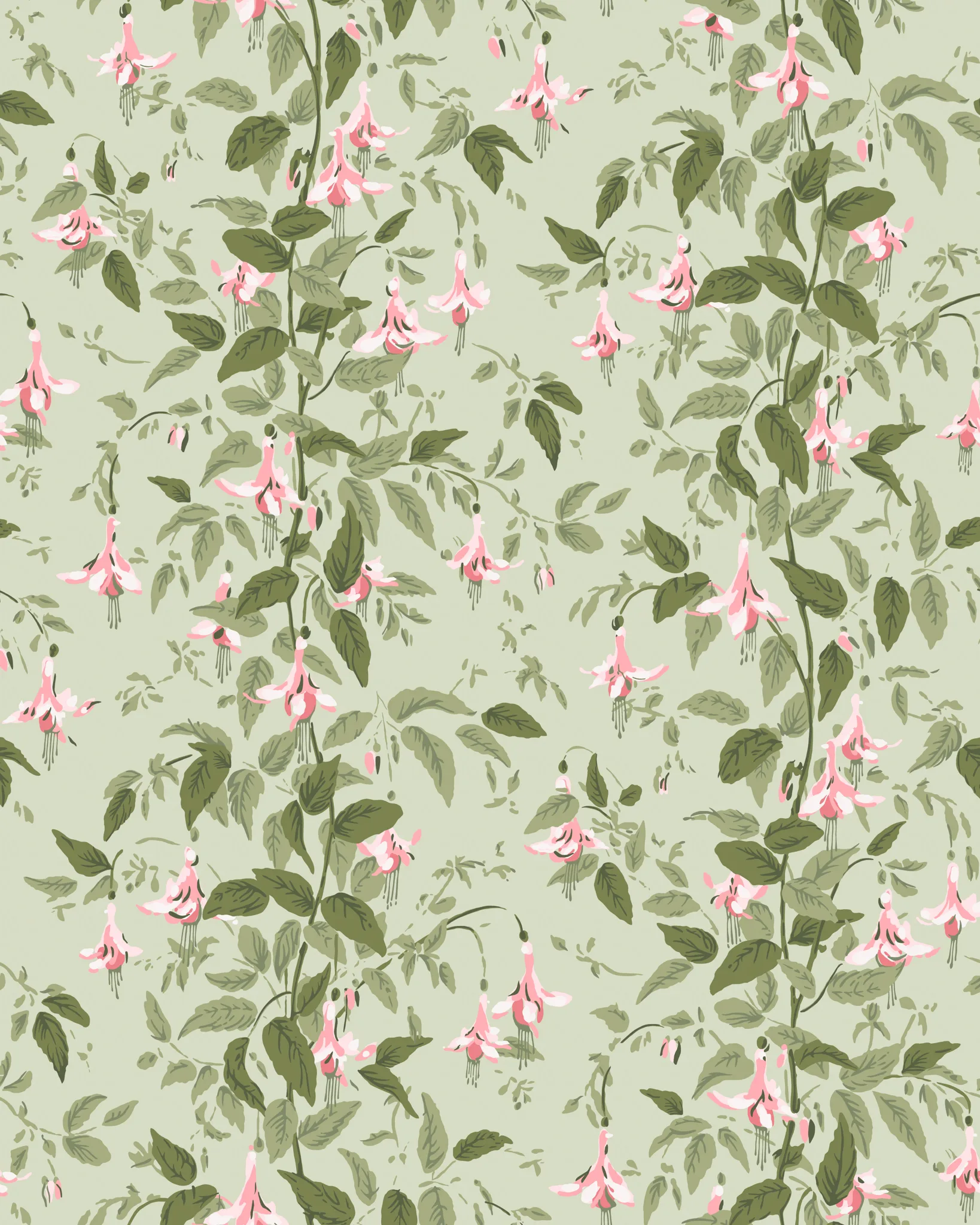 Cole & Son Fuschia in Powder Pink (128/6032.CS.0)
