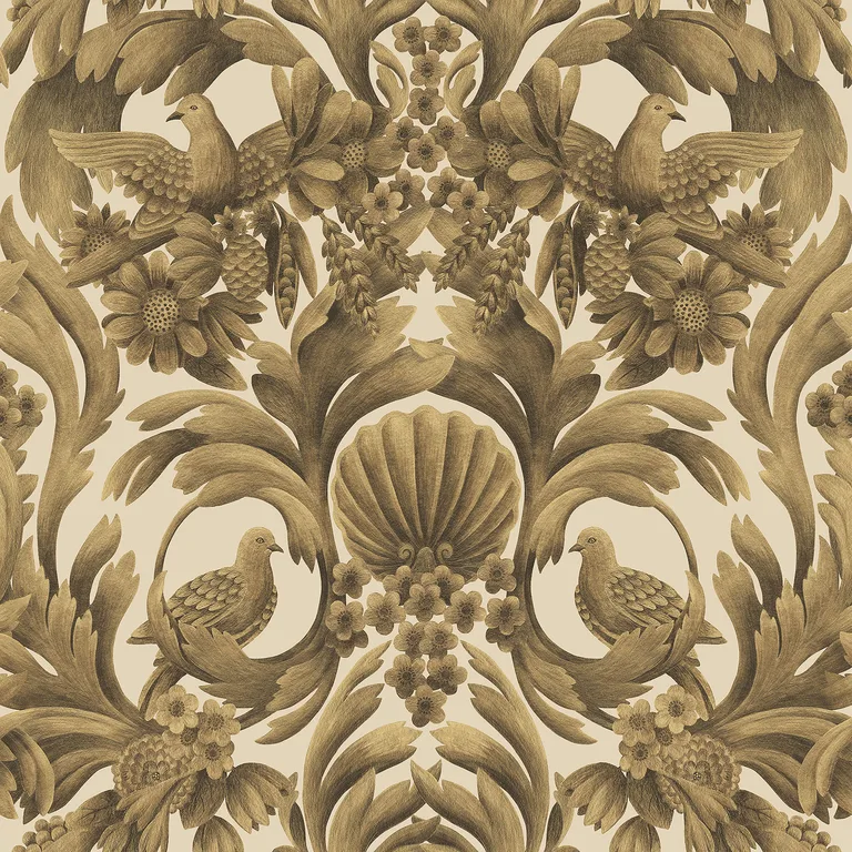 Cole & Son Gibbons Carving in Mgld/Sand (118/9019.CS.0)