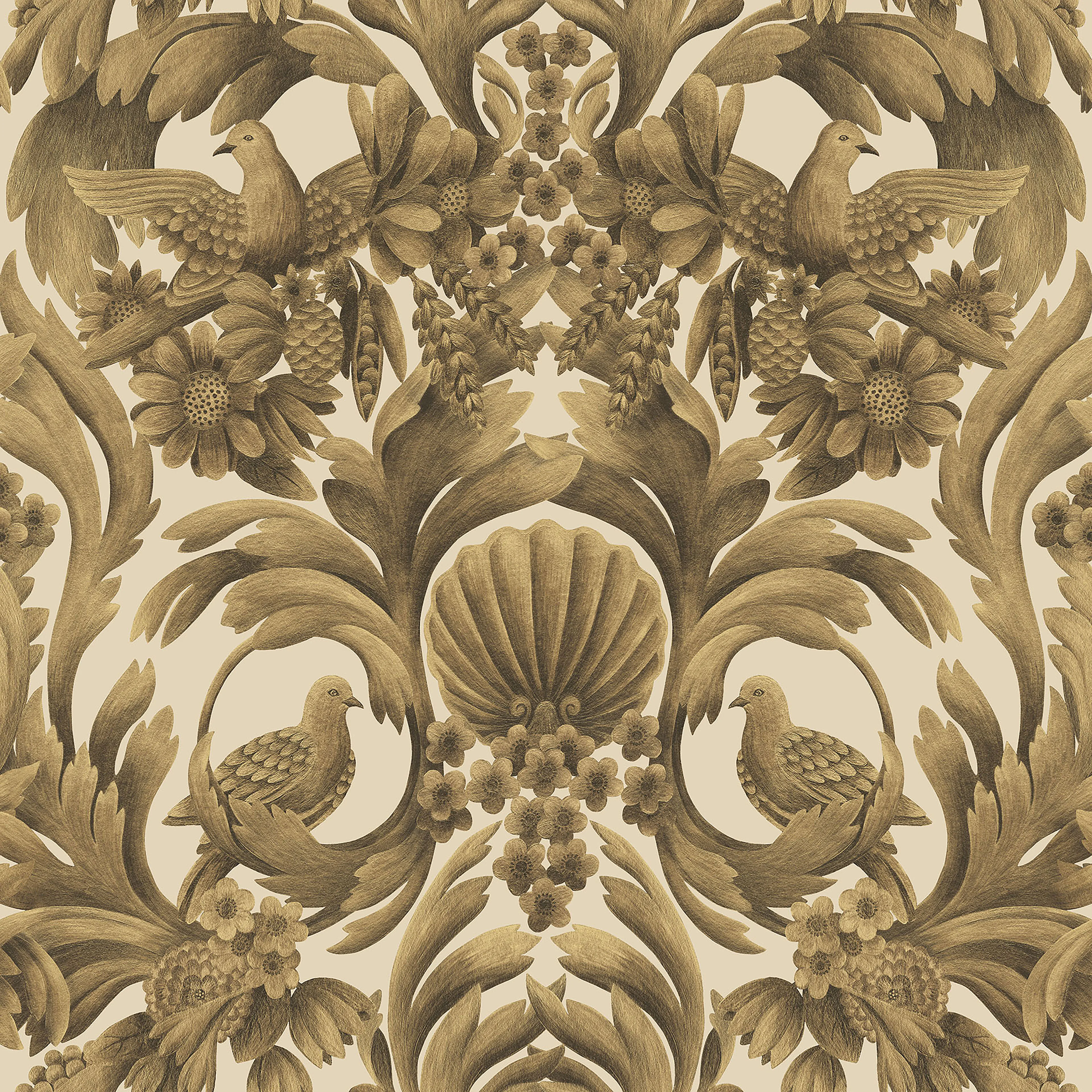 Cole & Son Gibbons Carving in Mgld/Sand (118/9019.CS.0)