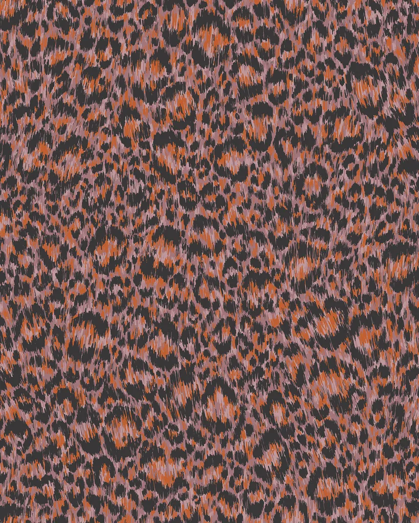 Cole & Son Hand-Painted Leopard in Rose (130/4010.CS.0)
