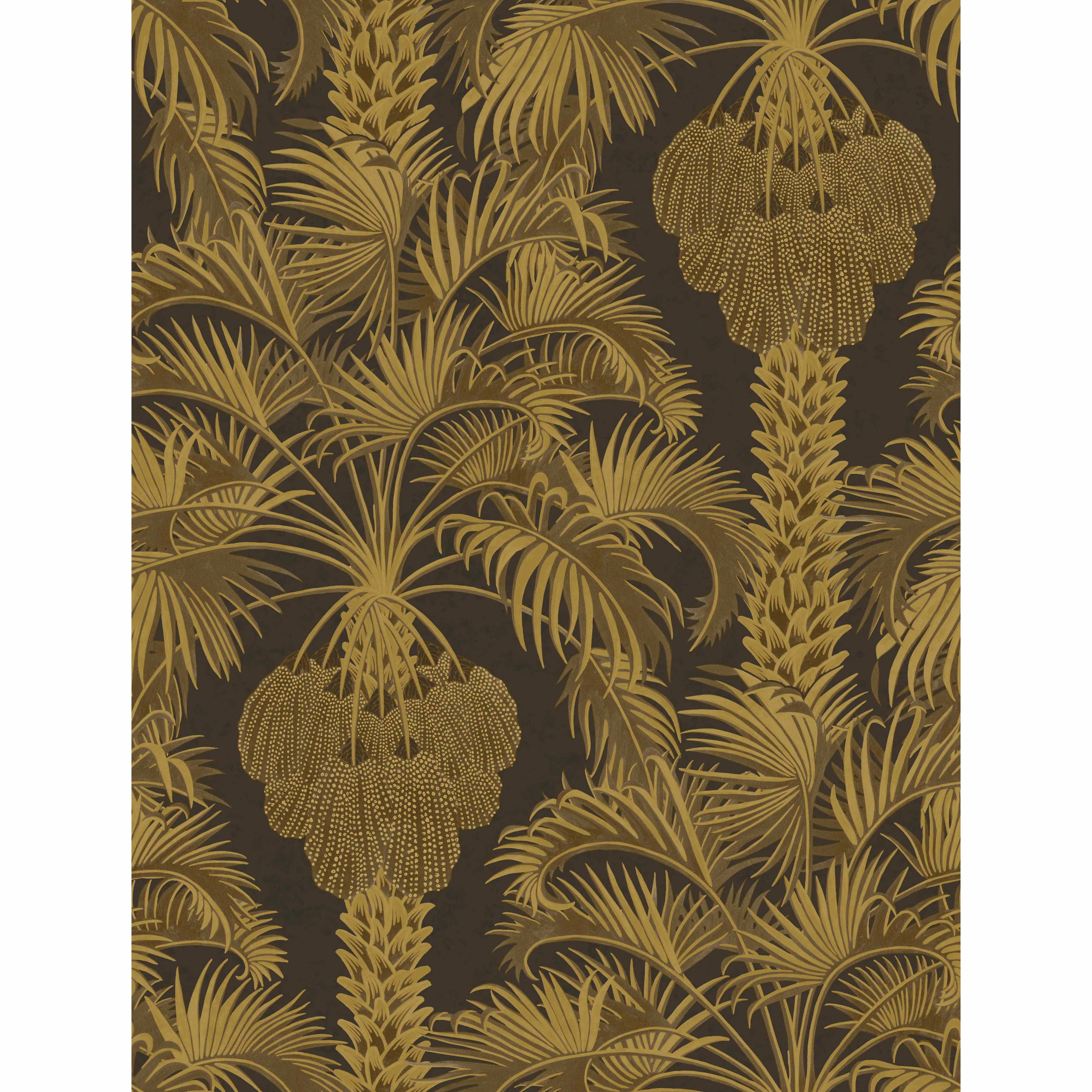 Cole & Son Hollywood Palm in Charcoal & Gold (113/1001.CS.0)
