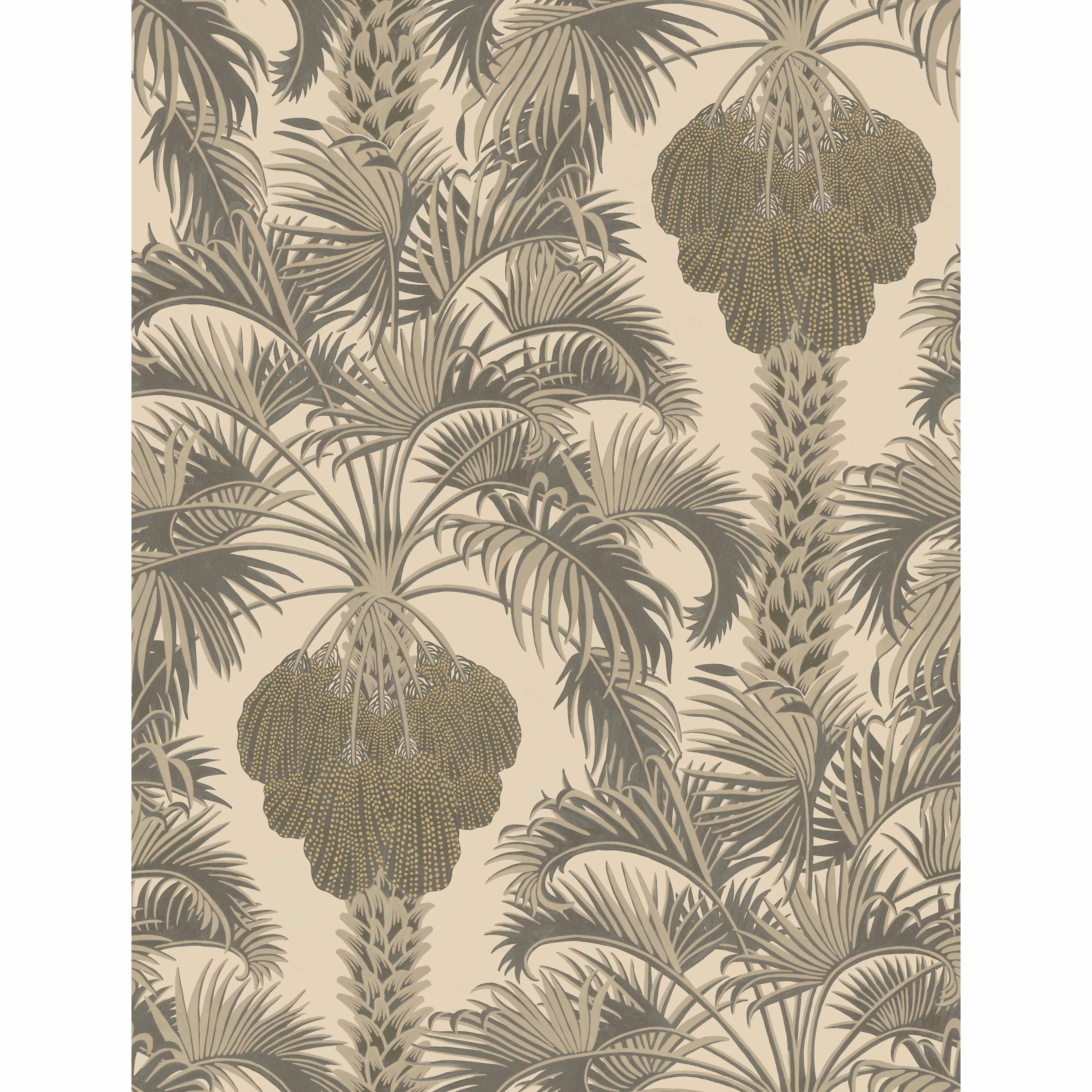 Cole & Son Hollywood Palm in Silver & Charcoal (113/1003.CS.0)