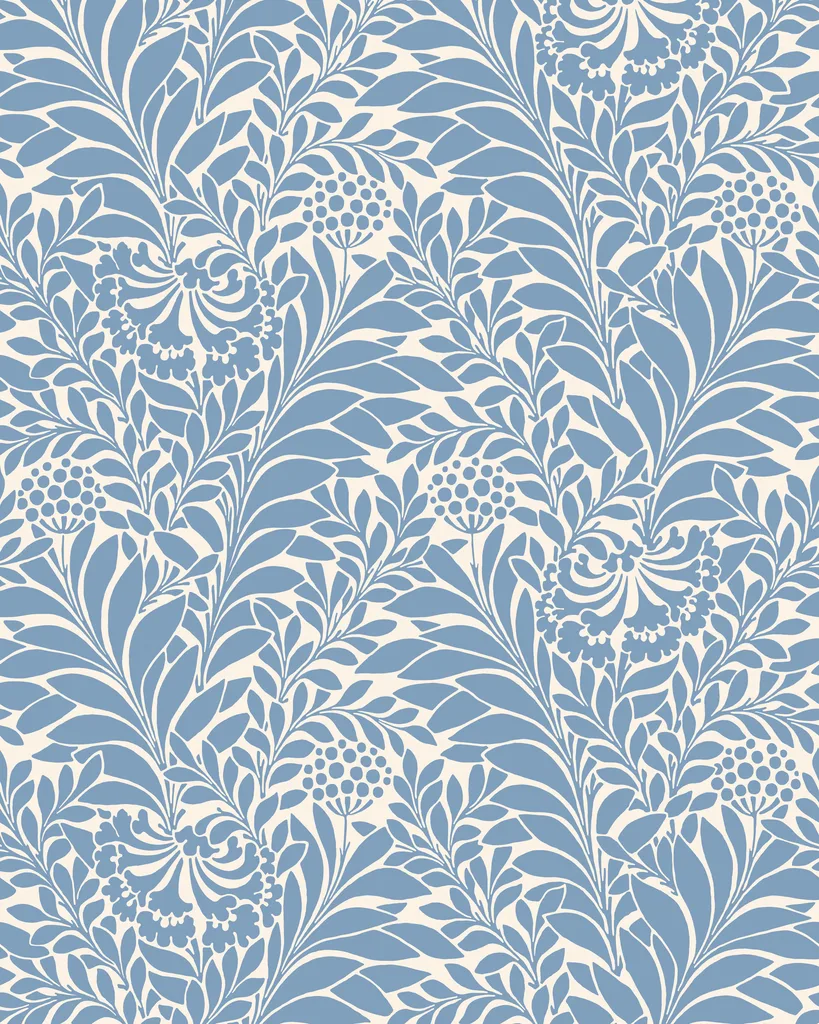 Cole & Son Honeysuckle in Blue (127/5025.CS.0)