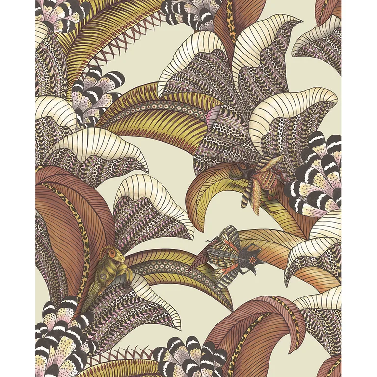 Cole & Son Hoopoe Leaves in Crimson (119/1004.CS.0)