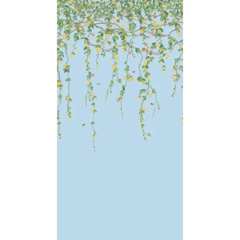 Cole & Son Hummingbirds Flora in Blue (124/2011.CS.0)