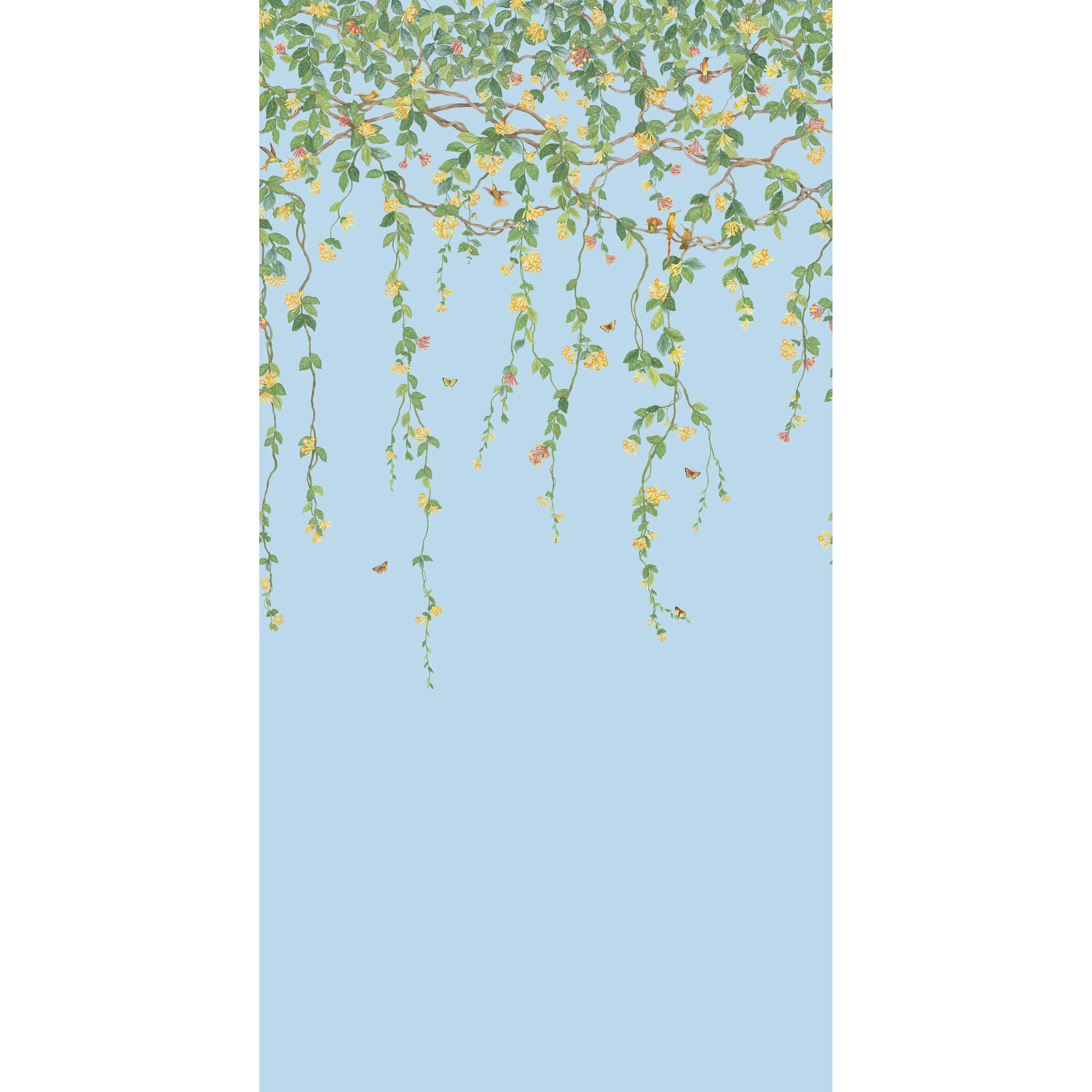 124/2011.CS.0 | Hummingbirds Flora – Blue