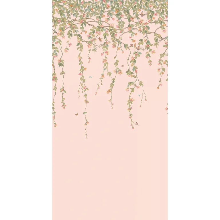 Cole & Son Hummingbirds Flora in Pink (124/2009.CS.0)