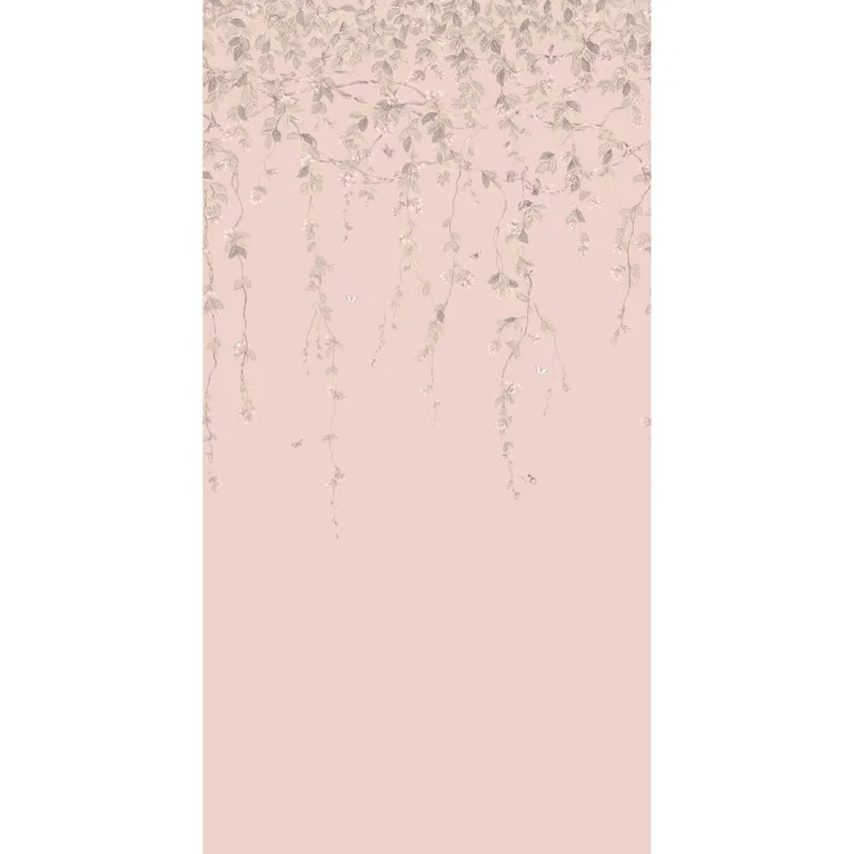 Cole & Son Hummingbirds Flora in Pink/Grey (124/2014.CS.0)