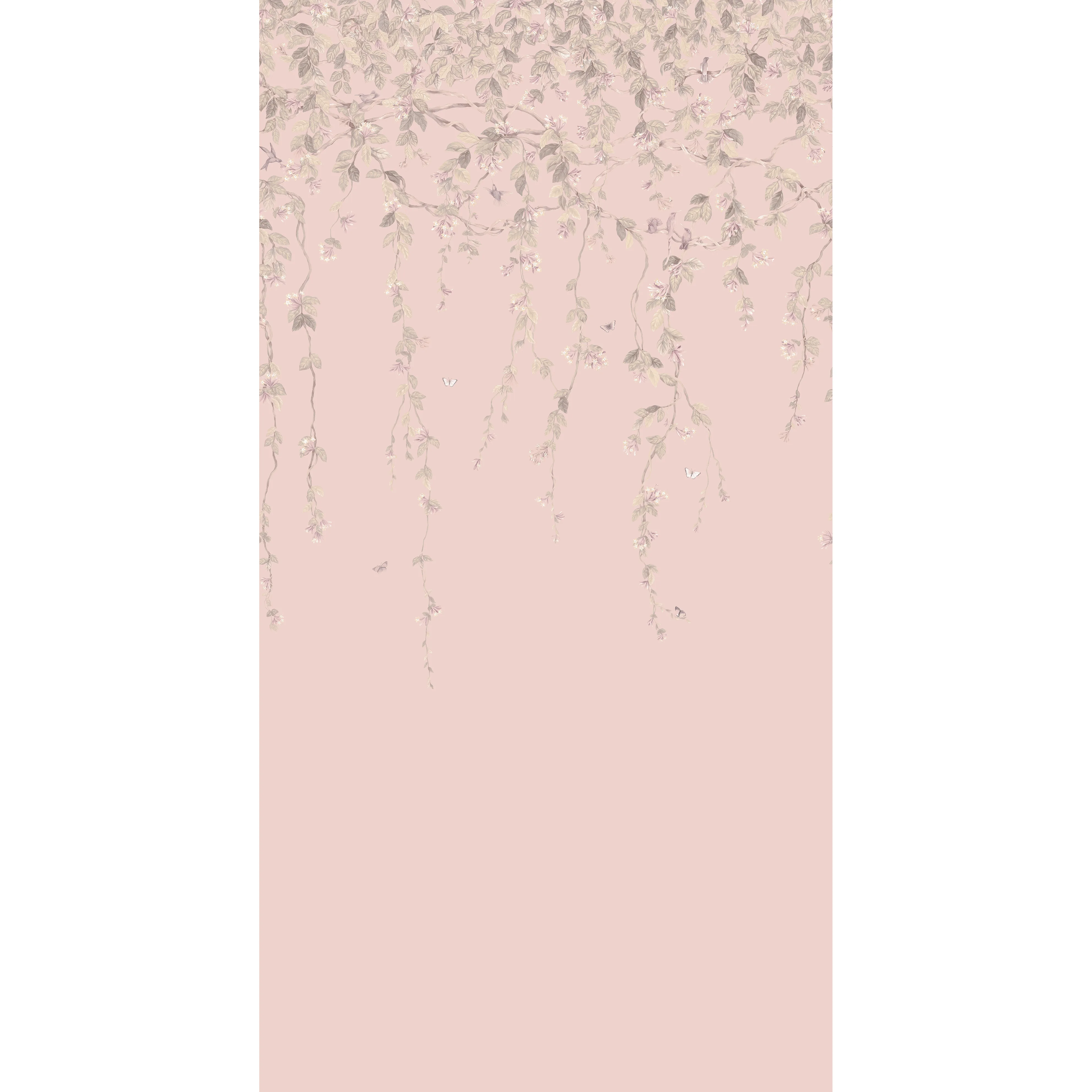 124/2014.CS.0 | Hummingbirds Flora – Pink/Grey