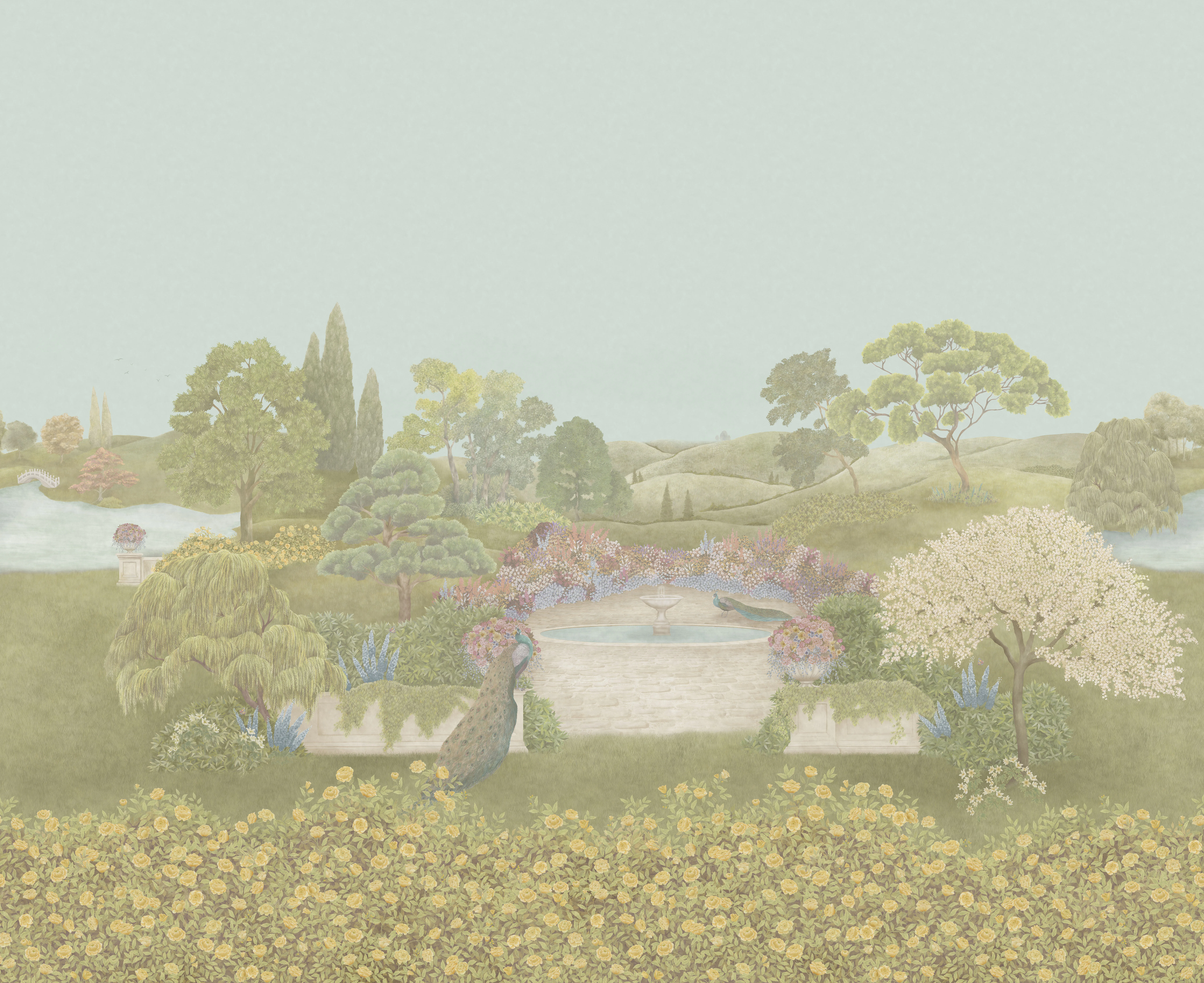 Cole & Son Idyll in Honey Citrine (120/1004.CS.0)