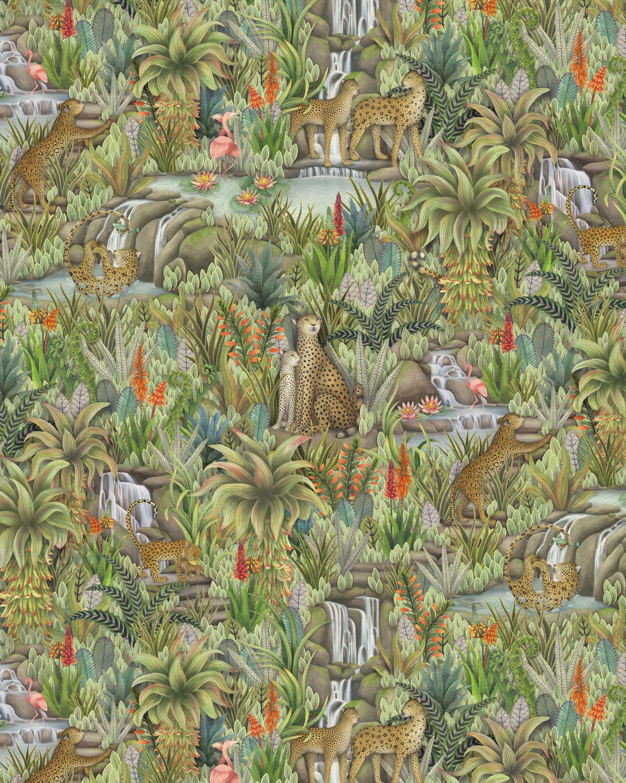 Cole & Son Injisuthi in Jade (129/9046.CS.0)