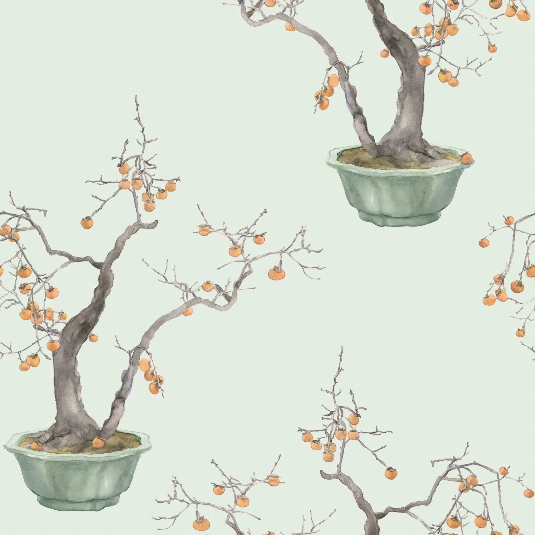 126/2006.CS.0 | Kaki Persimmon – Jade Green