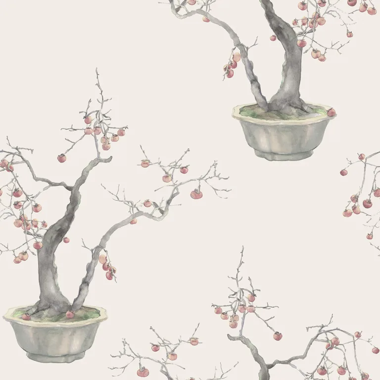 Cole & Son Kaki Persimmon in Silver (126/2004.CS.0)
