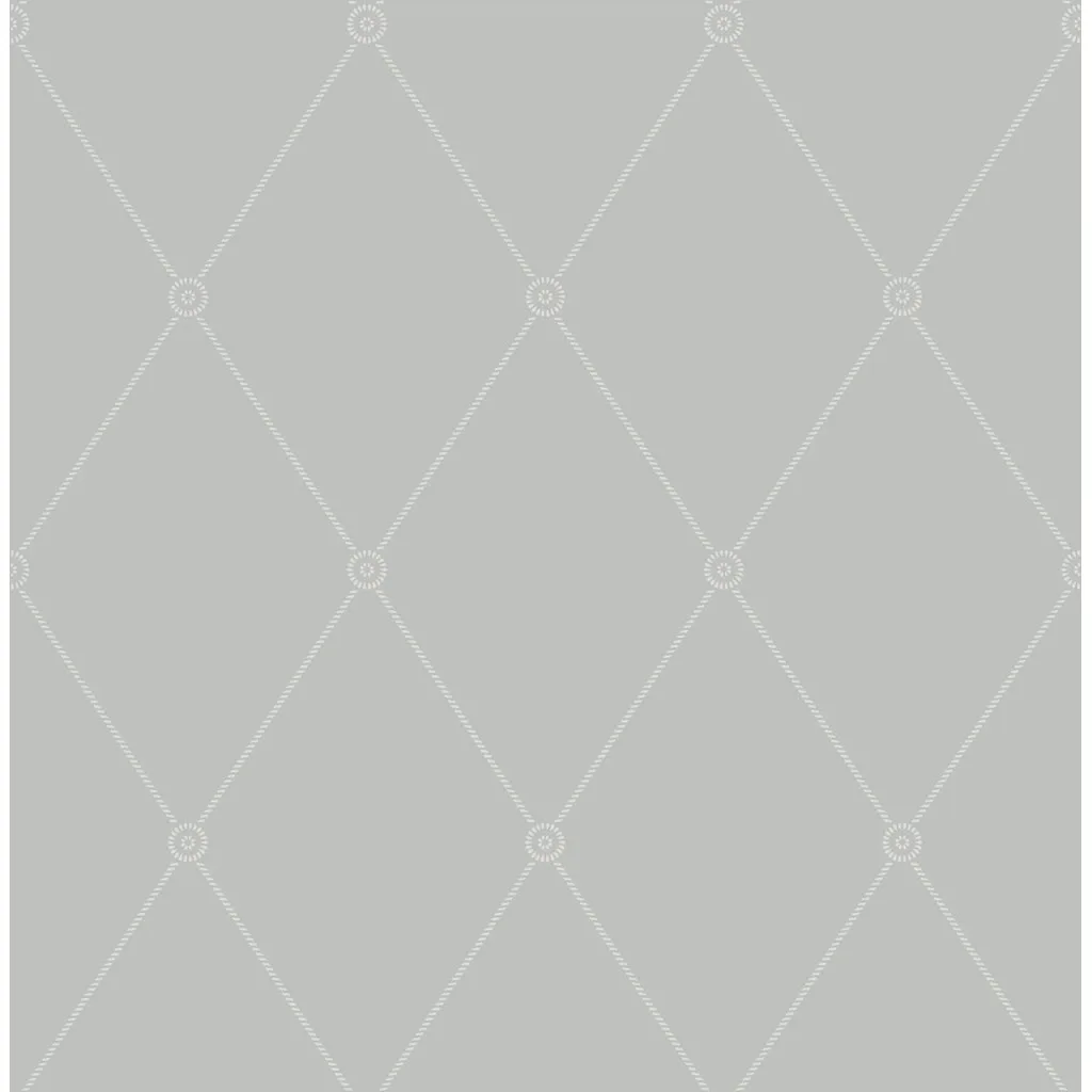 Cole & Son Large Georgian Rope Trellis in Grey (100/13062.CS.0)