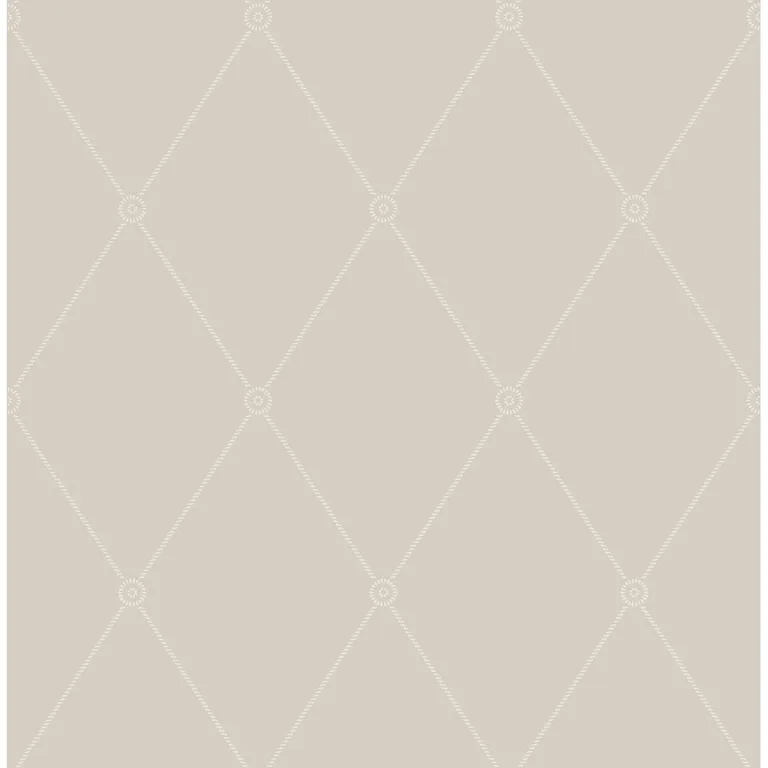 Cole & Son Large Georgian Rope Trellis in Putty (100/13061.CS.0)