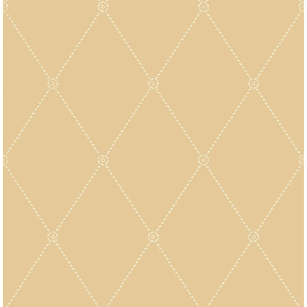 Cole & Son Large Georgian Rope Trellis in Yellow (100/13064.CS.0)