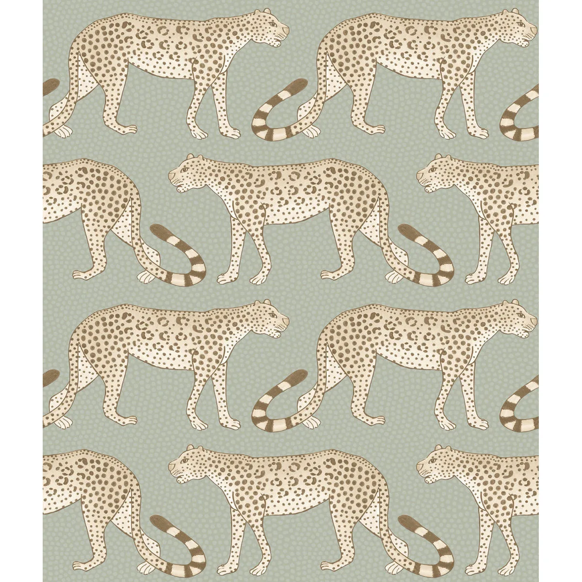 Cole & Son Leopard Walk in Olive & White (109/2009.CS.0)