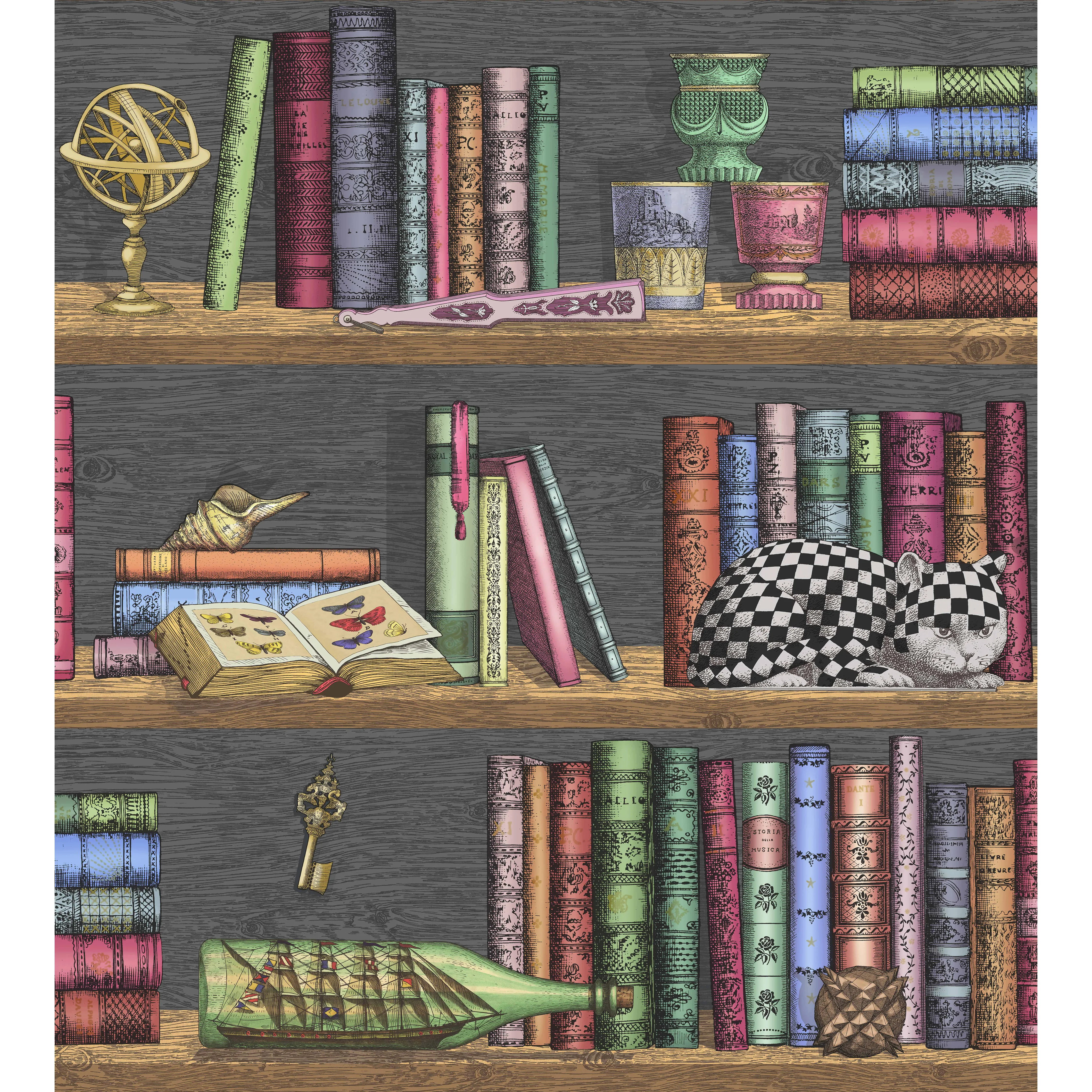 Cole & Son Libreria in Rich Multi (114/13025.CS.0)