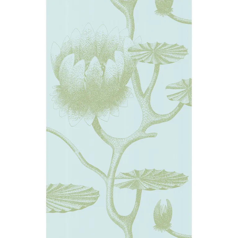 Cole & Son Lily in Sage/Pale Blue (69/3112.CS.0)