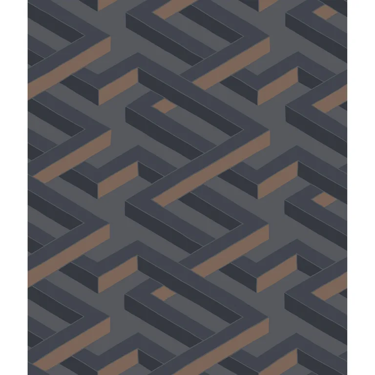 Cole & Son Luxor in Charcoal (105/1001.CS.0)