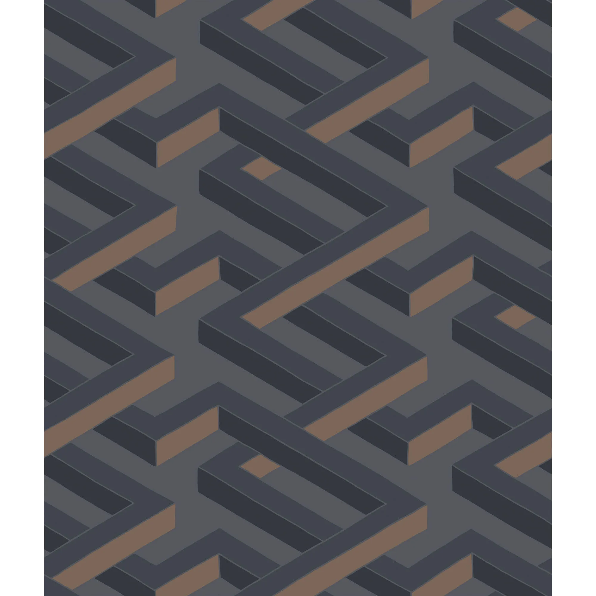 Cole & Son Luxor in Charcoal (105/1001.CS.0)