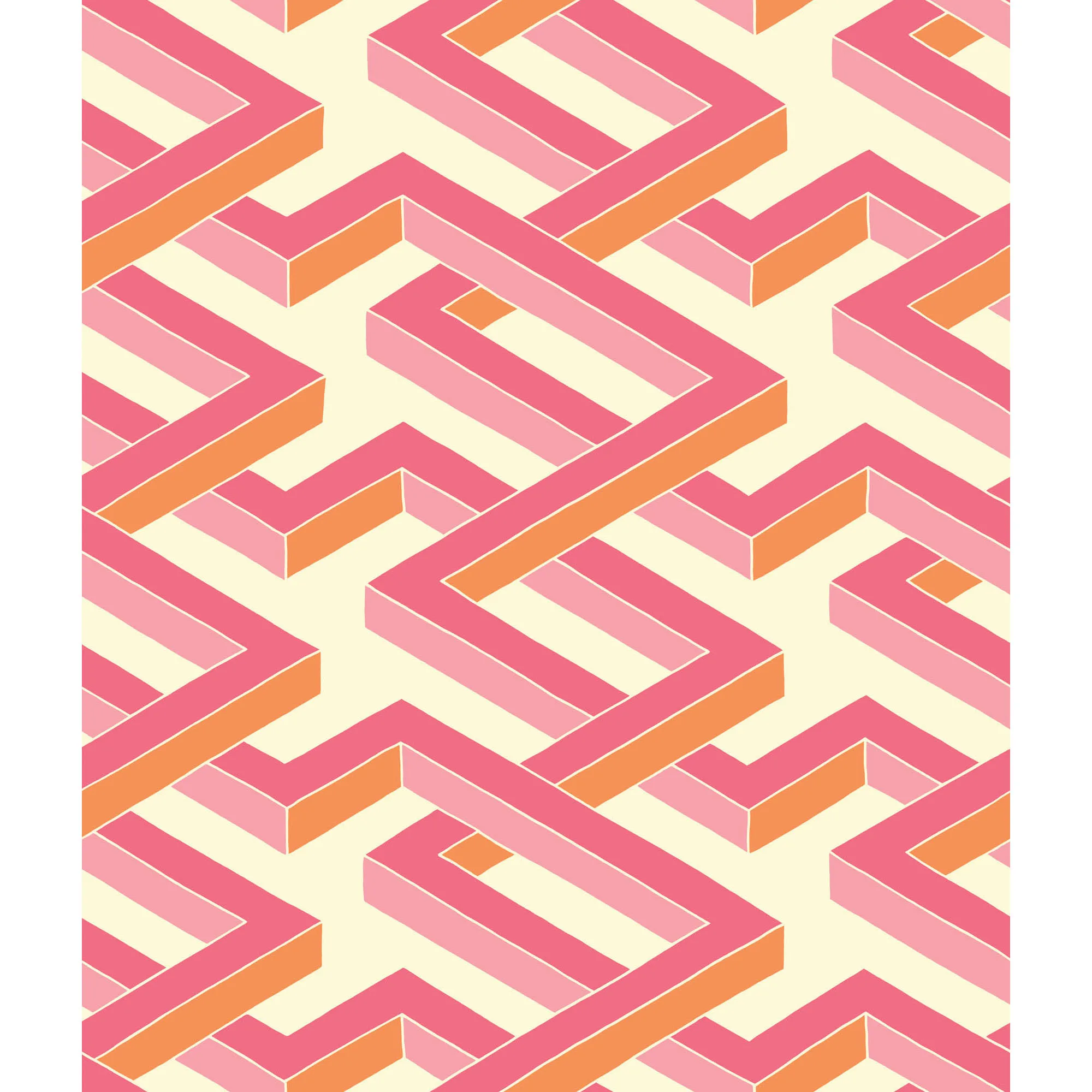 Cole & Son Luxor in Pink (105/1004.CS.0)