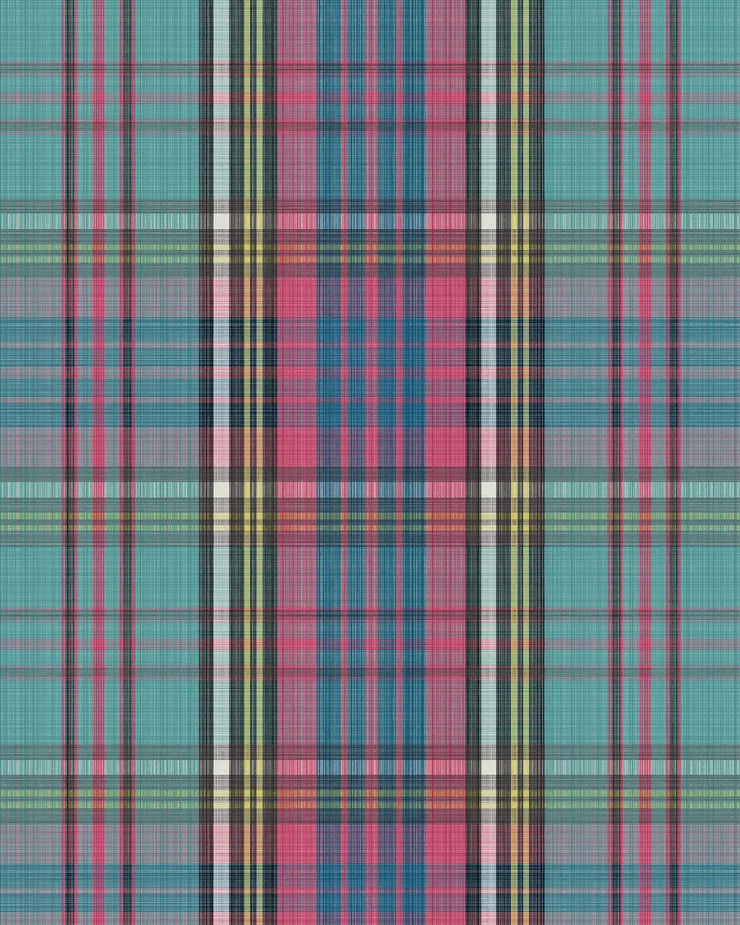 Cole & Son Macandreas Tartan in Cyan (130/1001.CS.0)
