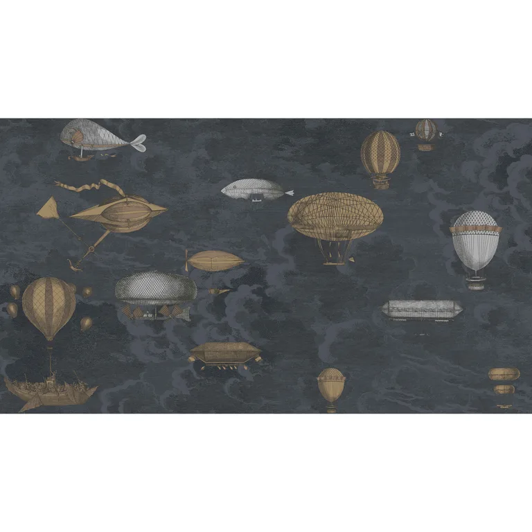 Cole & Son Macchine Volanti in Midnight (97/1002.CS.0)