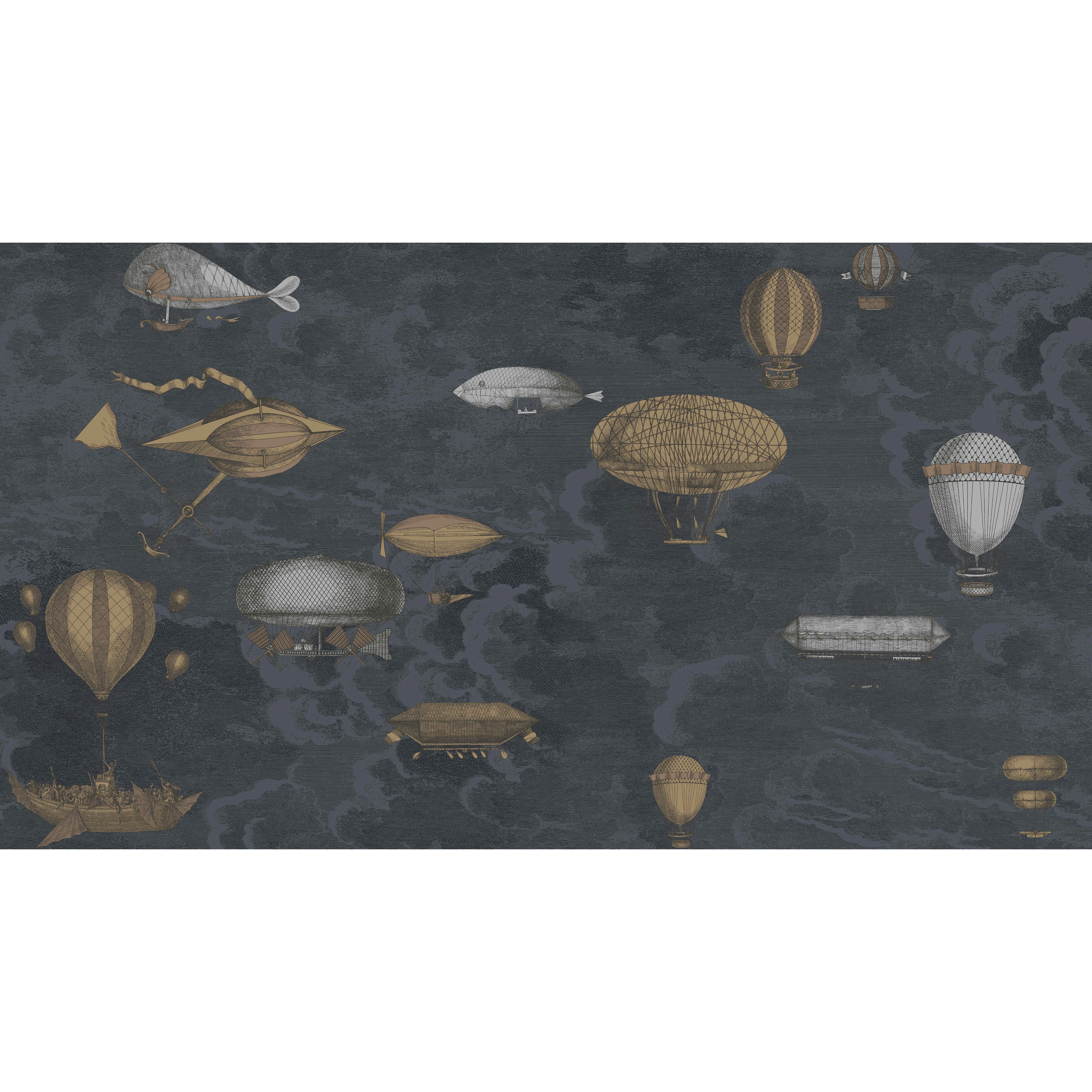 Cole & Son Macchine Volanti in Midnight (97/1002.CS.0)