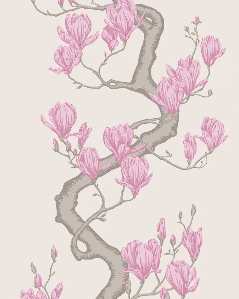 Cole & Son Magnolia Tree in Parchment (128/1002.CS.0)