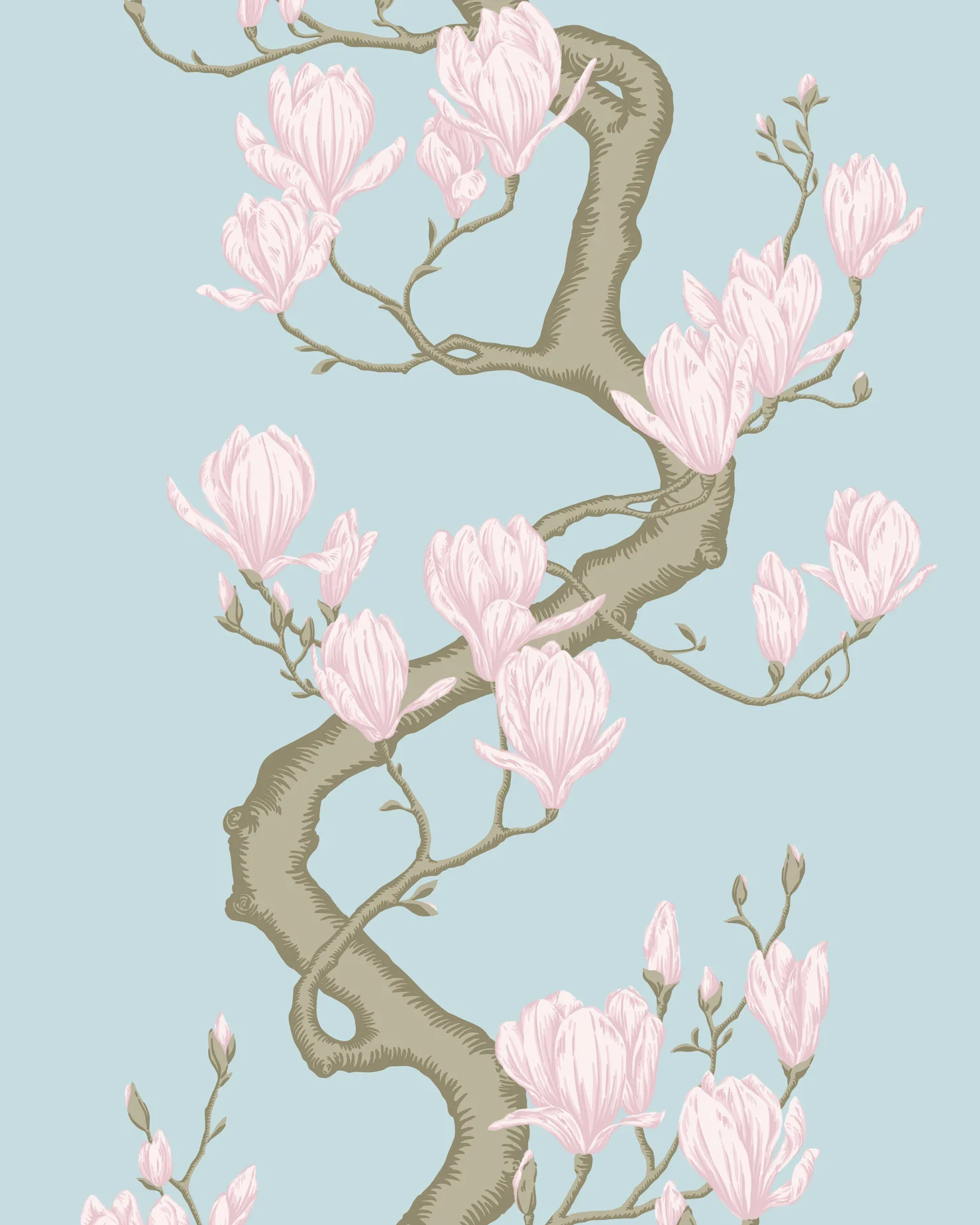 128/1004.CS.0 | Magnolia Tree – Sky Blue
