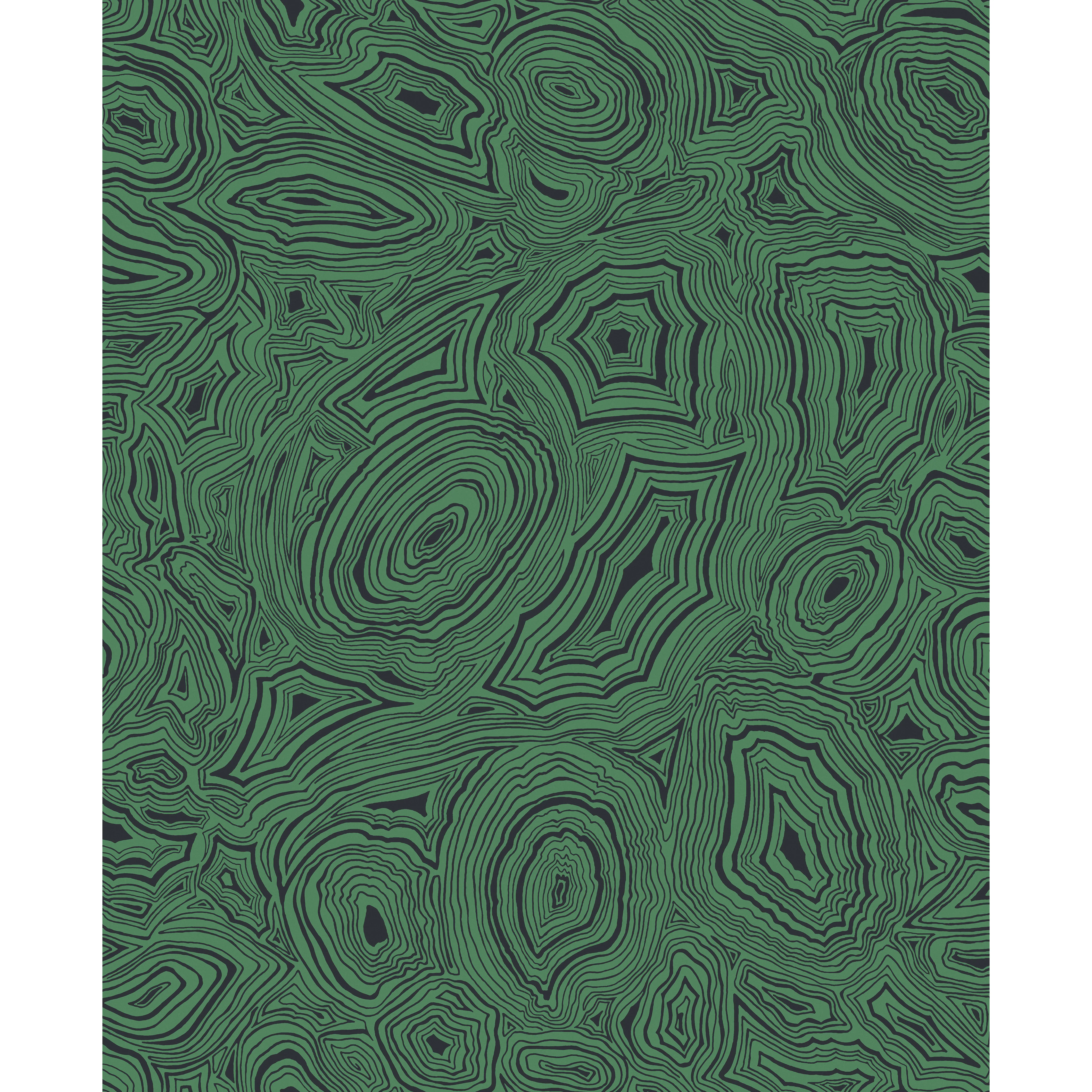Cole & Son Malachite in Emerald/Black (114/17035.CS.0)