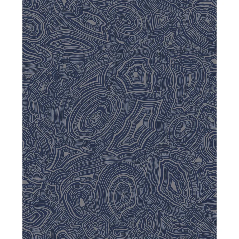 Cole & Son Malachite in Midnight/Silver (114/17034.CS.0)