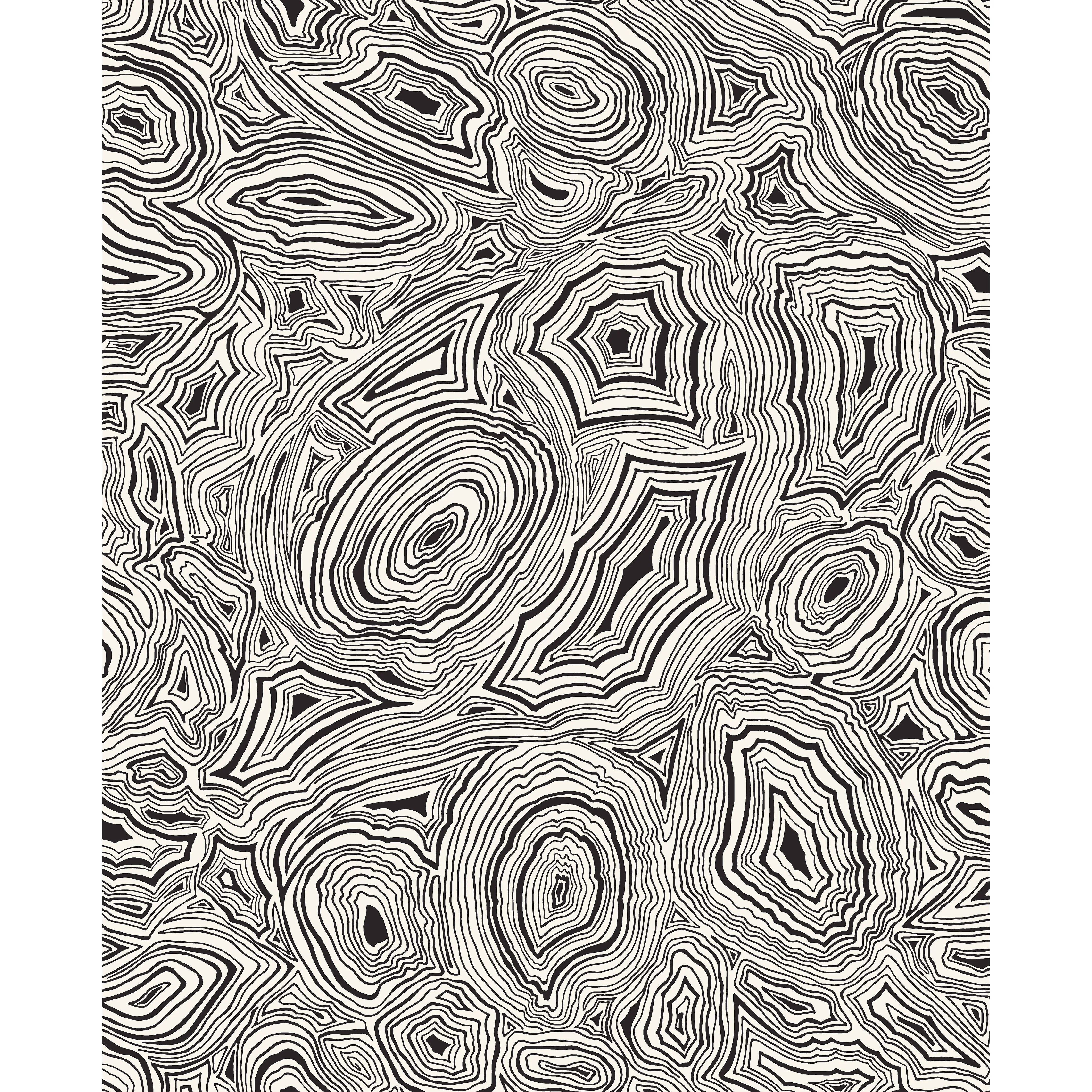Cole & Son Malachite in White/Black (114/17036.CS.0)