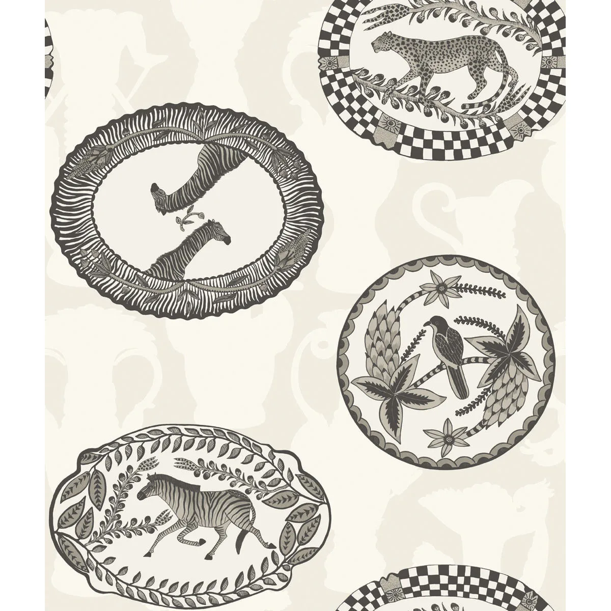 Cole & Son Matrinah in Black & White (109/4019.CS.0)