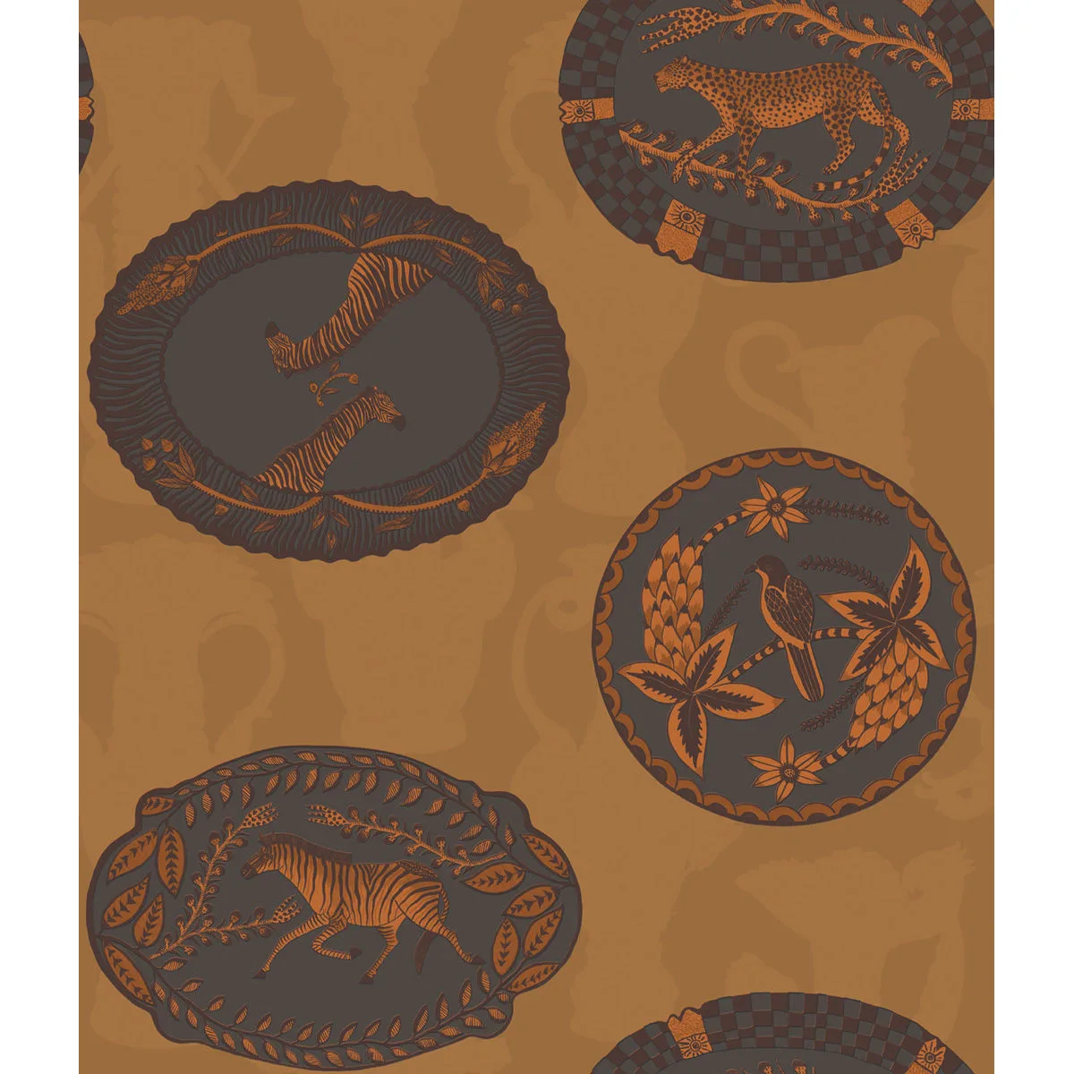 Cole & Son Matrinah in Ochre (109/4022.CS.0)
