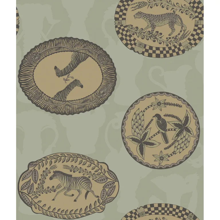 Cole & Son Matrinah in Old Olive (109/4021.CS.0)