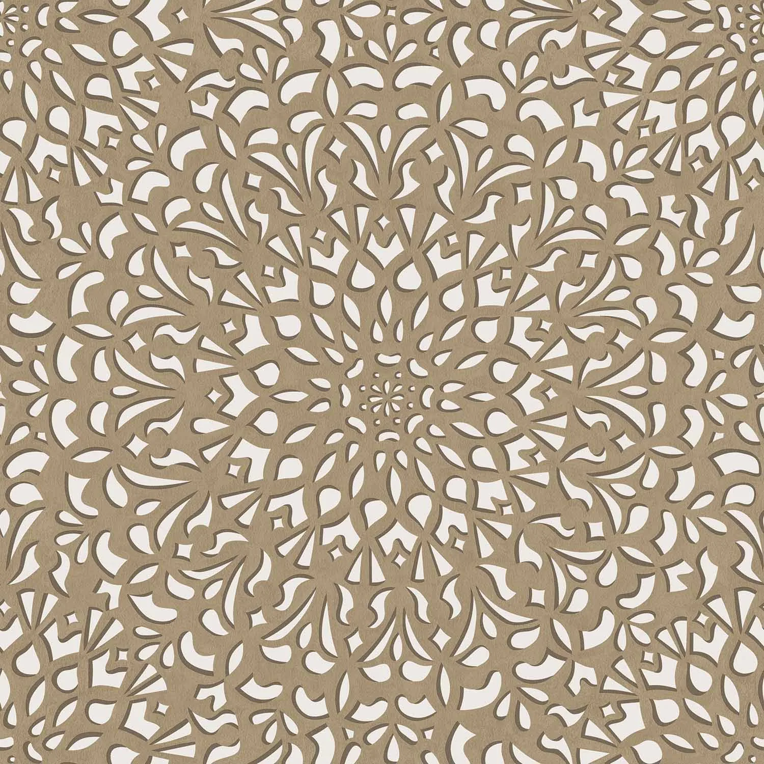 Cole & Son Medina in Gilver & Parchment (113/7017.CS.0)